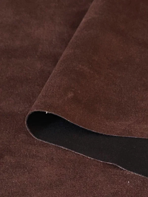 Brown Suede Upholstery Fabric for Sofa Covers & Cushions