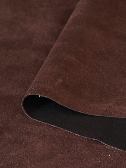 Brown Suede Upholstery Fabric for Sofa Covers & Cushions