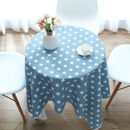 Canvas Fabric, Printed, for Bags & Home Decor, 57 in Wide - Thick Blue Star