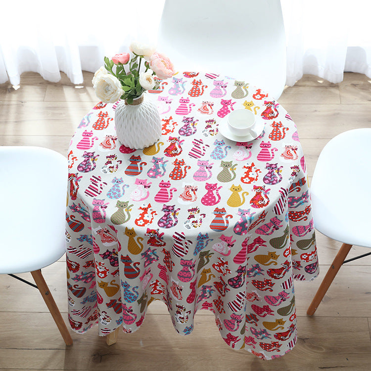 Canvas Fabric, Printed, for Bags & Home Decor, 57 in Wide - Thick Cat