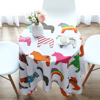 Canvas Fabric, Printed, for Bags & Home Decor, 57 in Wide - Unicorn
