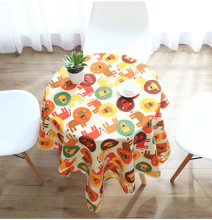 Canvas Fabric, Printed, for Bags & Home Decor, 57 in Wide - Lion