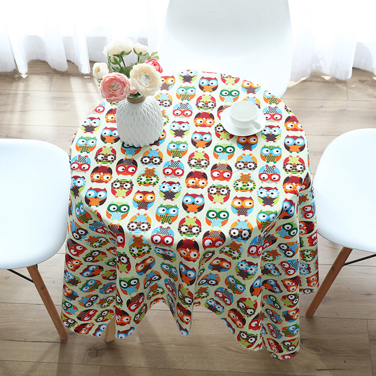 Canvas Fabric, Printed, for Bags & Home Decor, 57 in Wide - Owl
