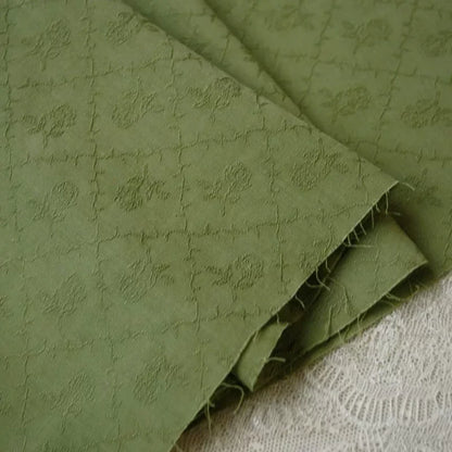 Canvas Fabric, Printed, for Bags & Home Decor, 57 in Wide - Green