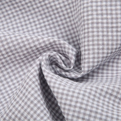 Check Fabric, Check, for Shirts & Curtains, 57 in Wide - Grey