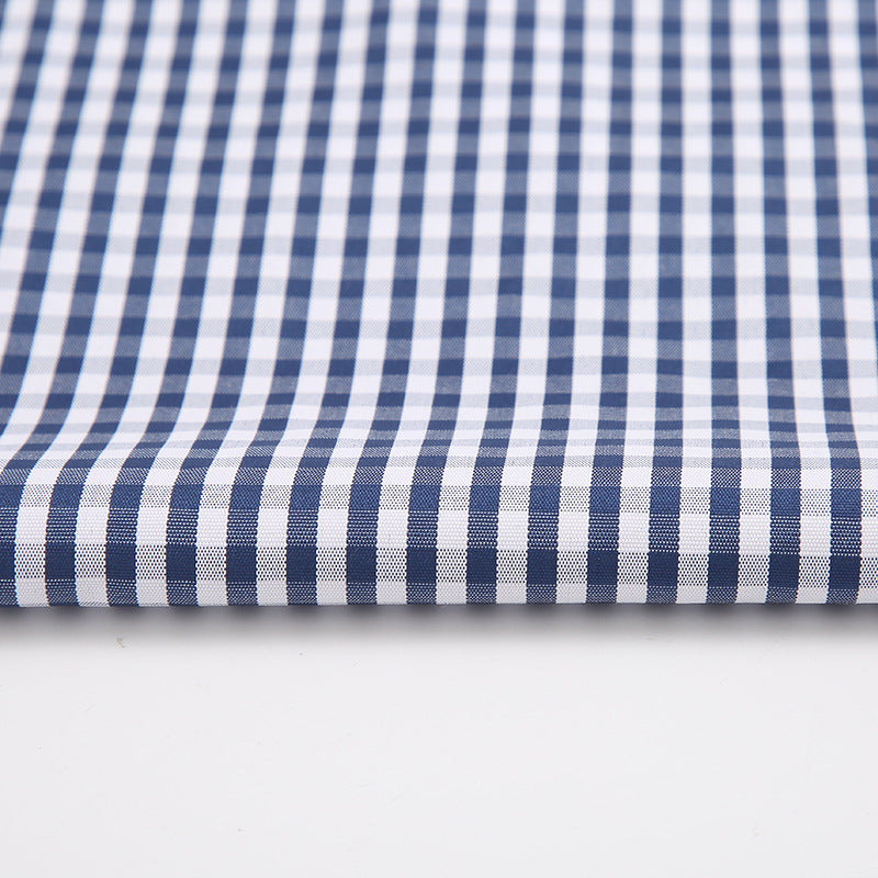 Check Fabric, Check, for Shirts & Curtains, 57 in Wide - Navy 5