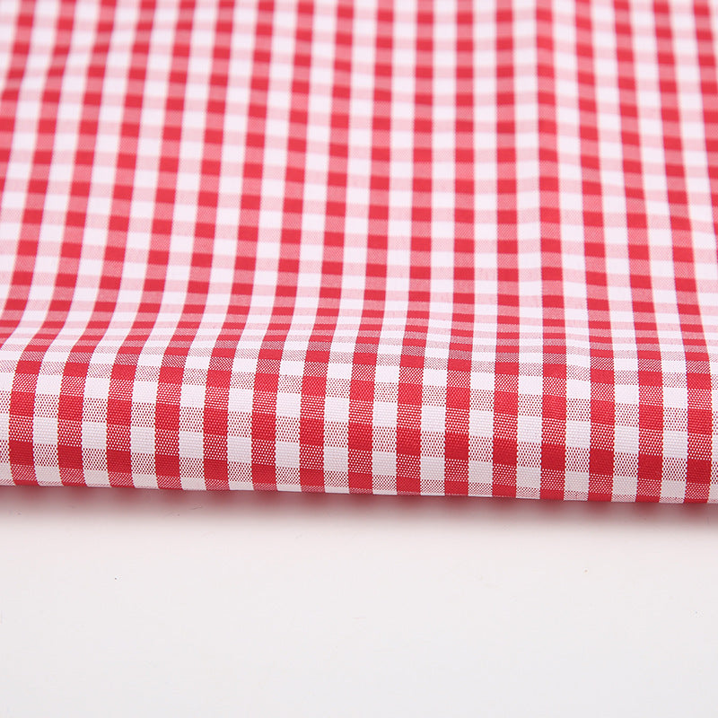 Check Fabric, Check, for Shirts & Curtains, 57 in Wide - Red 3