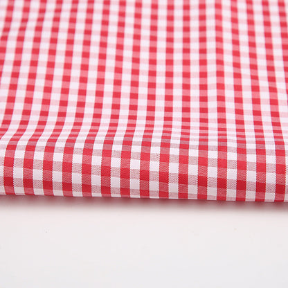 Check Fabric, Check, for Shirts & Curtains, 57 in Wide - Red 3