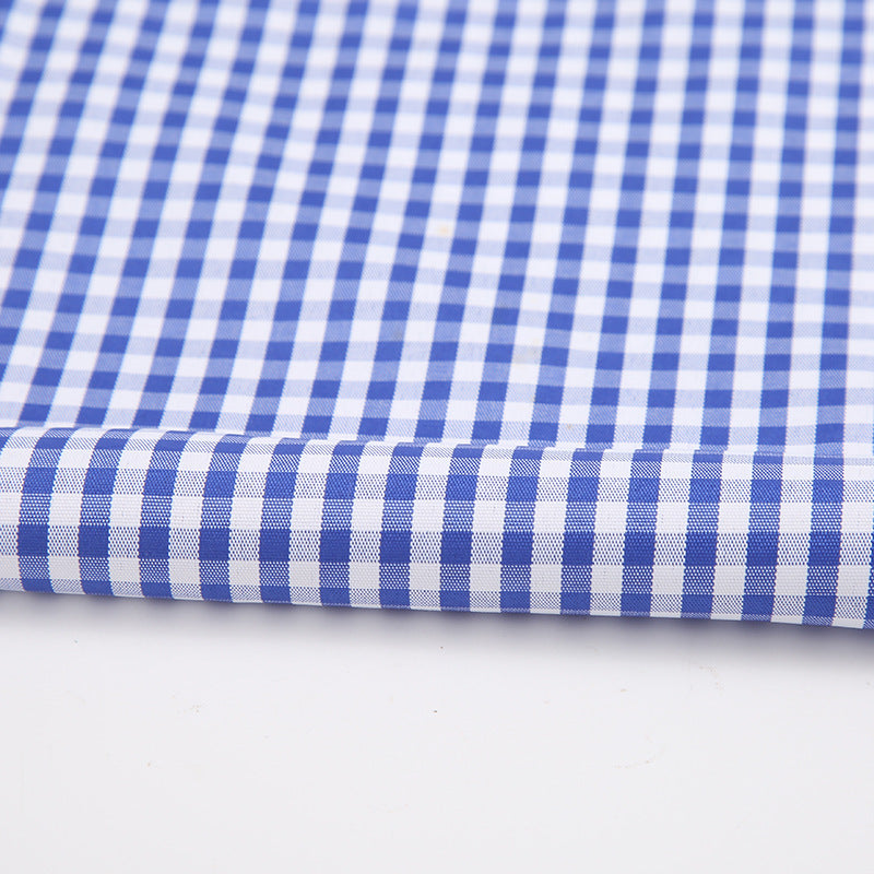 Check Fabric, Check, for Shirts & Curtains, 57 in Wide - Sea Blue 4