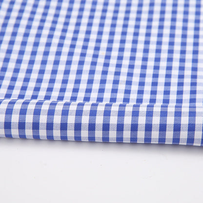 Check Fabric, Check, for Shirts & Curtains, 57 in Wide - Sea Blue 4