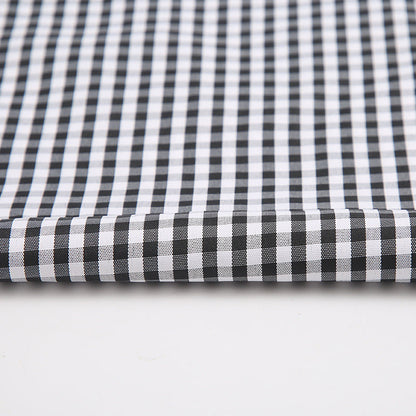 Check Fabric, Check, for Shirts & Curtains, 57 in Wide - Black 7