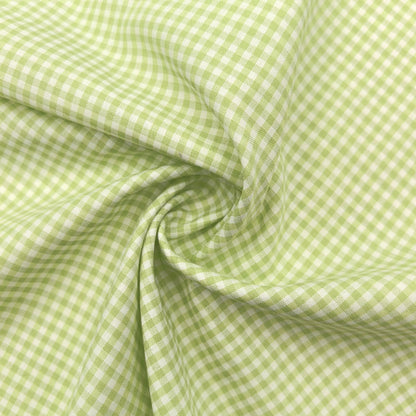Check Fabric, Check, for Shirts & Curtains, 58 in Wide - Jade Teal