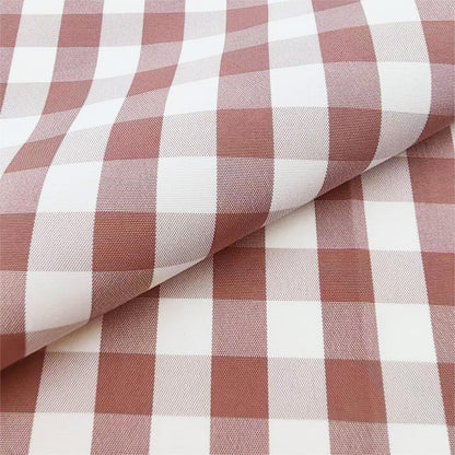 Check Fabric, Check, for Shirts & Curtains, 59 in Wide - Misty Purple