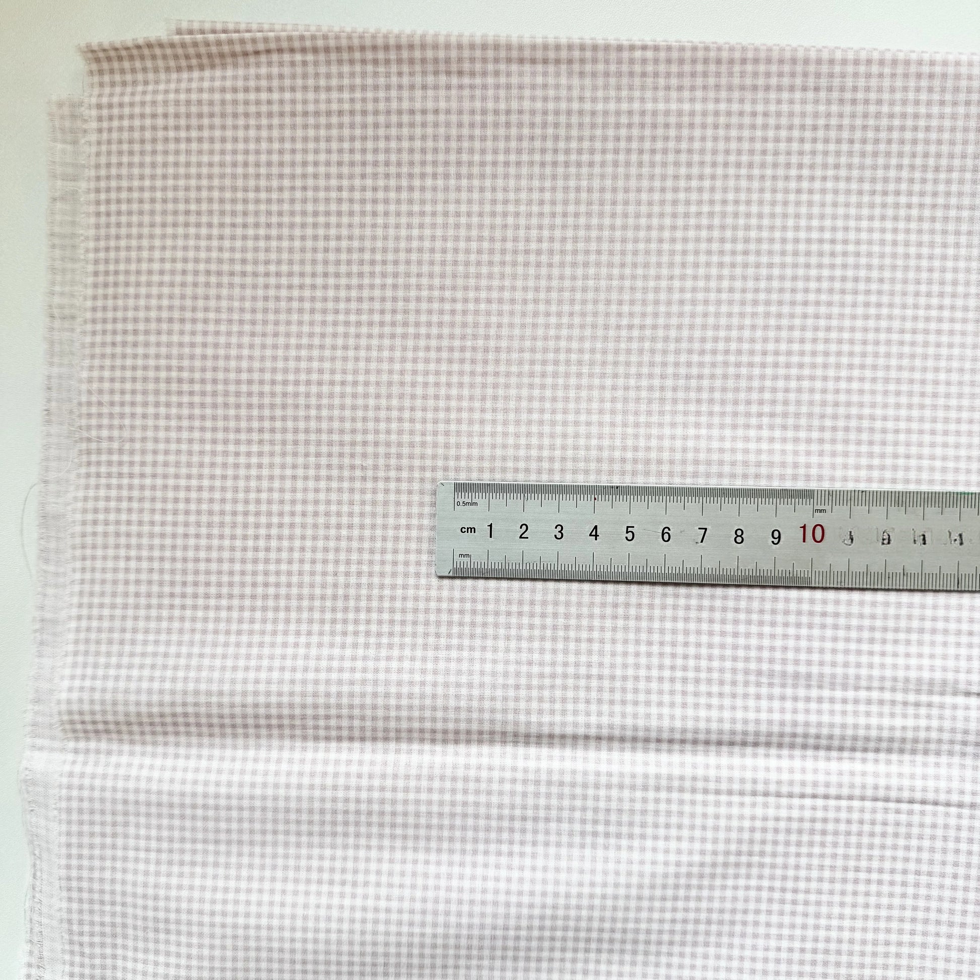 Cotton Print Fabric, Pink Star Polka Plaid, for Homewear, Doll Clothes & Scrunchies - Fine Gingham