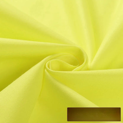 Cotton Twill Fabric, Solid, for Shirts, Bedding & Embroidery - Light Yellow