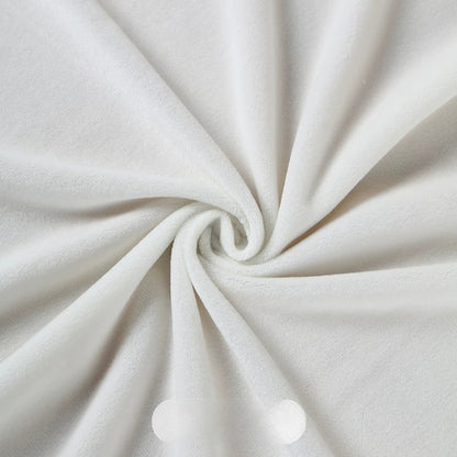 Crystal Velvet Doll Skin Fabric, Short Pile, for Plush Dolls, Toys & Linings - Cream