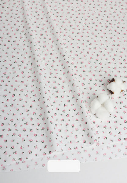 Cotton Fabric, Country Floral Prints, for Dresses, Skirts & Patchwork - Cherry Blossom Whispers
