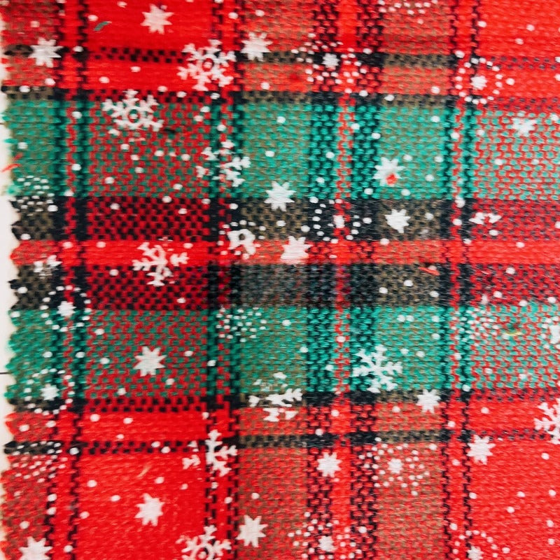 Christmas Plaid Fabric By The Yard | 13 Colors, 55" Wide for Holiday Decor & Christmas Craft - 2# Coffee Brown