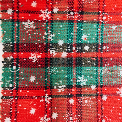 Christmas Plaid Fabric By The Yard | 13 Colors, 55" Wide for Holiday Decor & Christmas Craft - 2# Coffee Brown