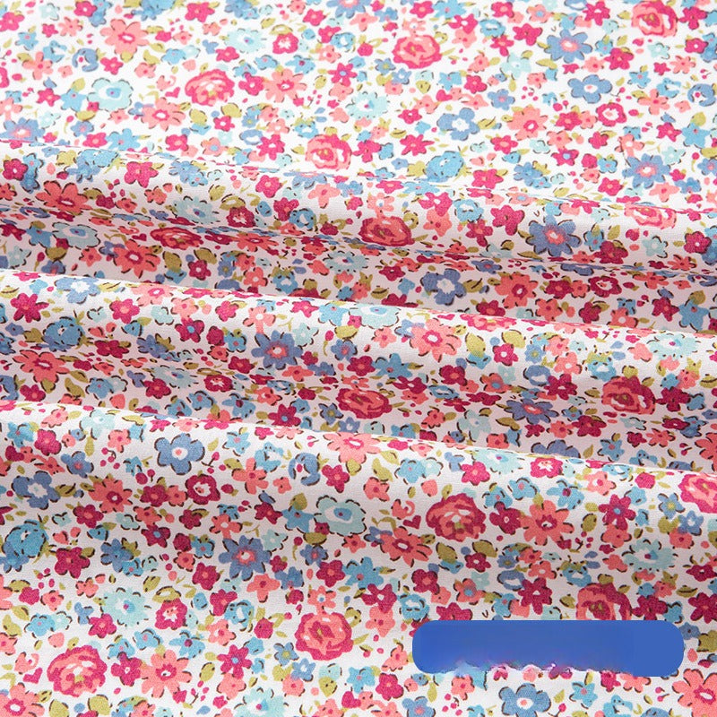 Cotton Poplin Fabric, Floral Printed, for Summer Shirts, Dresses & Blouses - Hyuna Floral