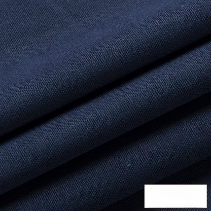 Linen Fabric, Thin Handmade Solid, for Hanfu, Embroidery & Summer DIY - Navy
