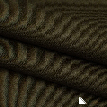 Cotton Drill Fabric, Heavy Twill Solid, for Pants, Workwear & Jackets - Army Green