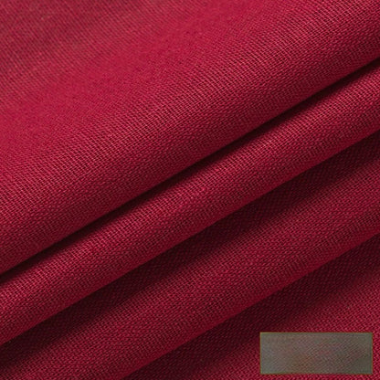 Linen Fabric, Thin Handmade Solid, for Hanfu, Embroidery & Summer DIY - Wine Red