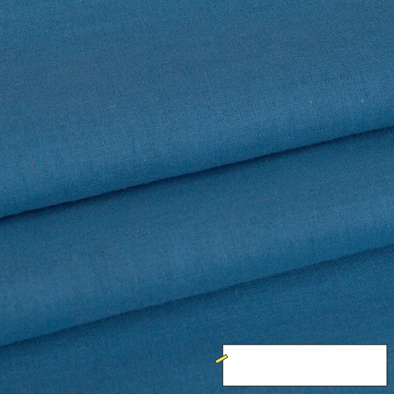 Cotton Lining Fabric, Plain Solid, for Baby Clothing, Dresses & Linings - Blue