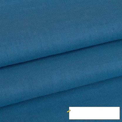 Cotton Lining Fabric, Plain Solid, for Baby Clothing, Dresses & Linings - Blue
