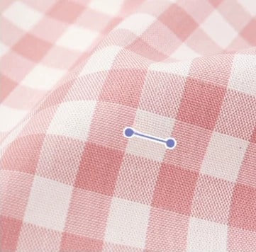 Cotton Gingham & Stripe Fabric, for Tablecloths & Cushions - 2mm Check