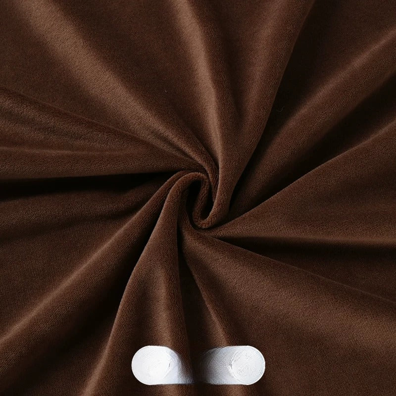 Crystal Velvet Doll Skin Fabric, Short Pile, for Plush Dolls, Toys & Linings - Brown
