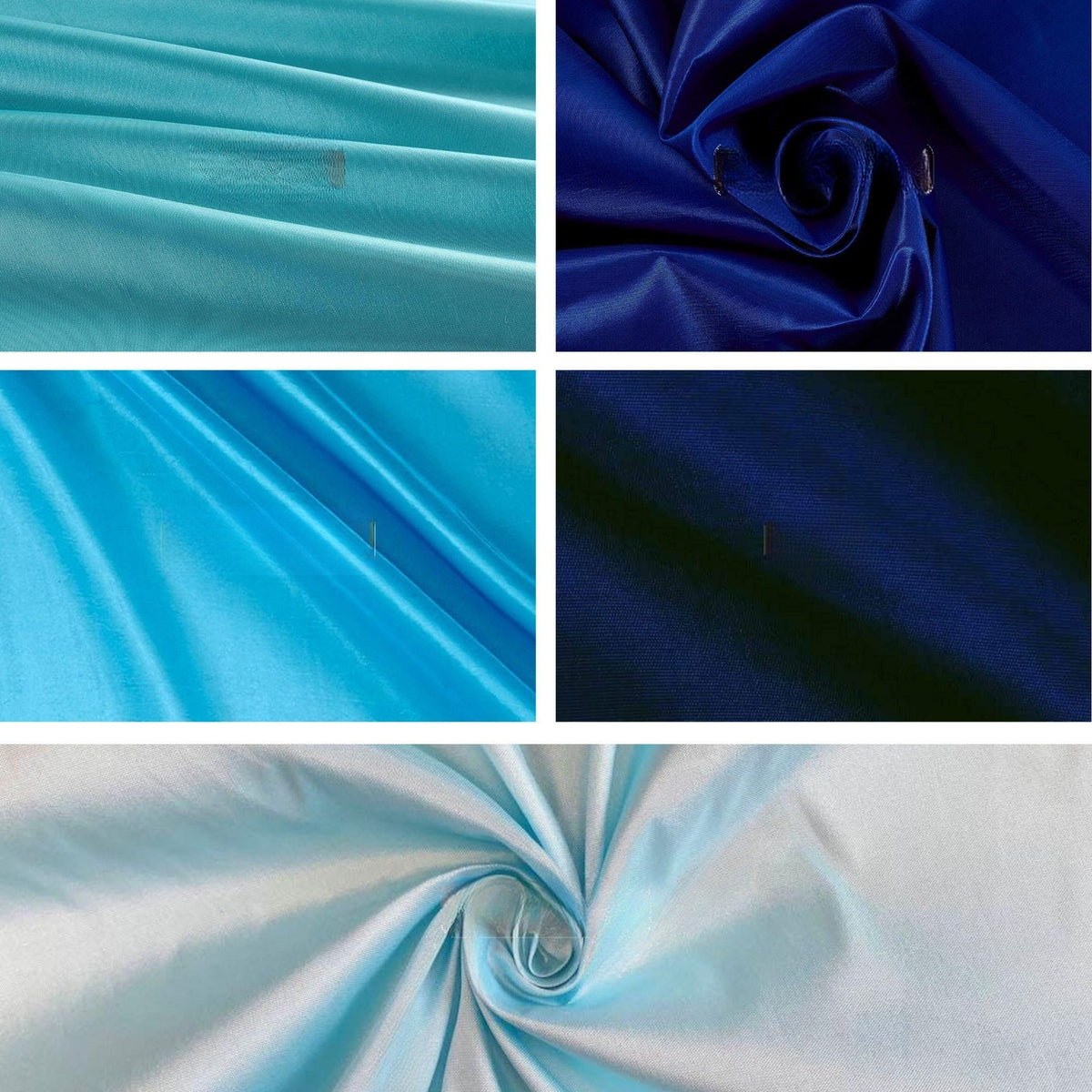 Taffeta Fabric, for Gowns, Drapes & Decor - Baby Blue