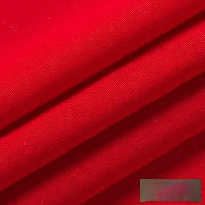Linen Fabric, Thin Handmade Solid, for Hanfu, Embroidery & Summer DIY - Red