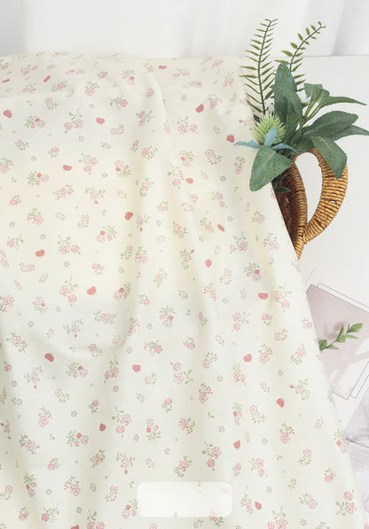 Class A Baby Cotton Fabric, Adorable Prints, for Babywear, Quilts & Bedding - Pumpkin Flower Field
