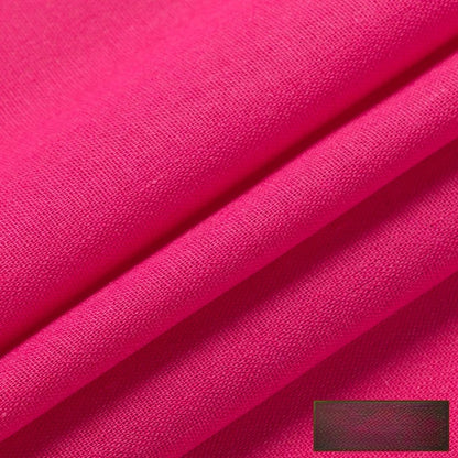 Linen Fabric, Thin Handmade Solid, for Hanfu, Embroidery & Summer DIY - Rose