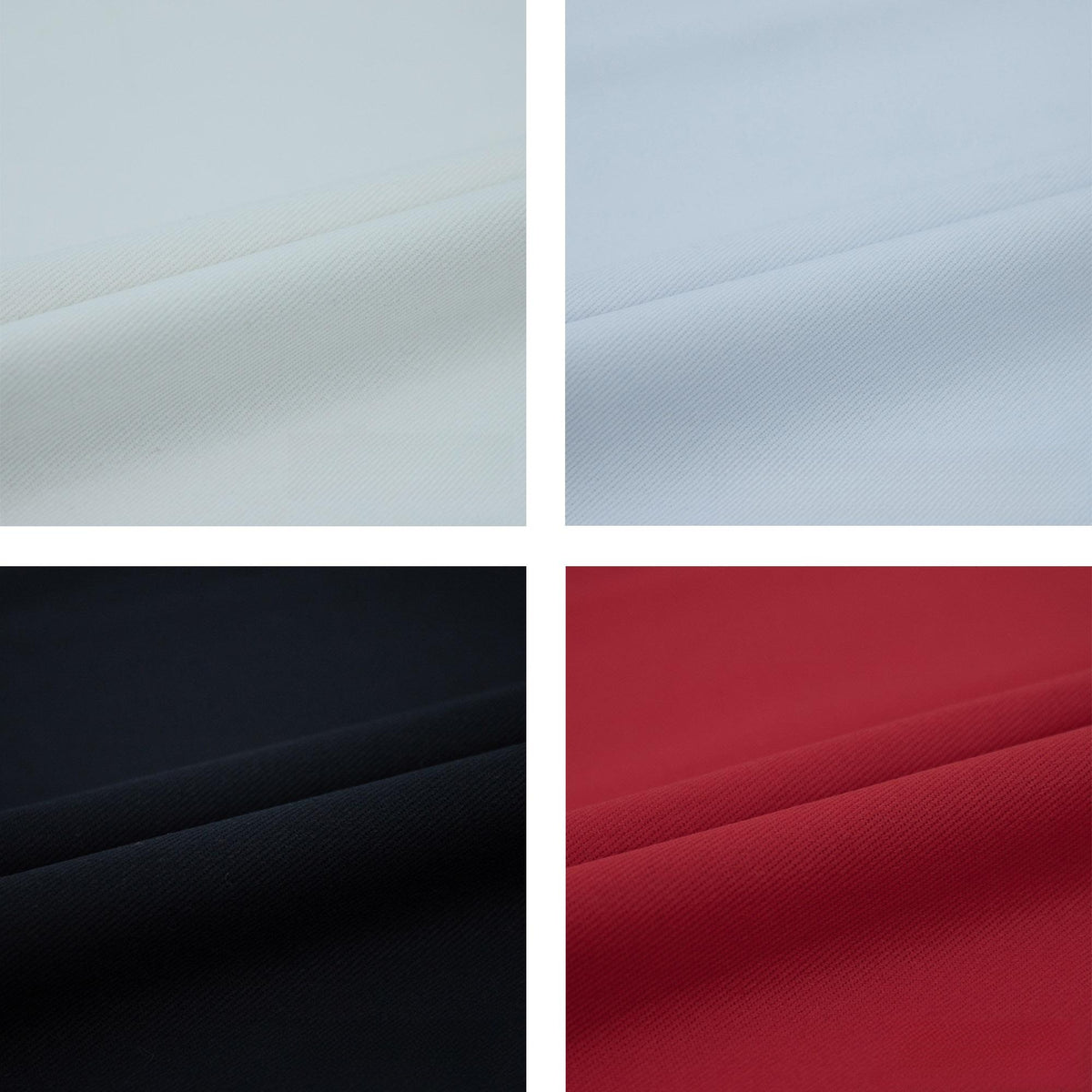 Colored Denim Fabric, 100% Cotton, 59 in Wide - White