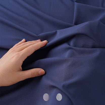 4-Way Stretch Lining Fabric, Solid, for Dress, Skirt & Anti-Exposure Linings - Navy Blue