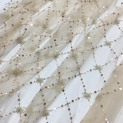 Sequin Mesh Fabric, Checkerboard for Skirts, 51 in Wide