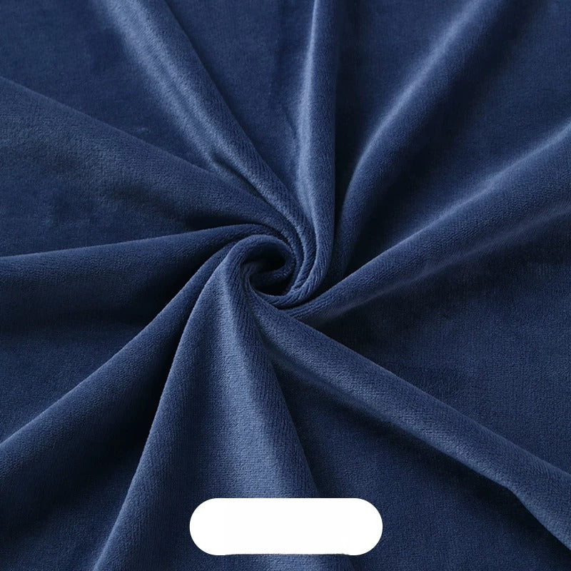 Crystal Velvet Doll Skin Fabric, Short Pile, for Plush Dolls, Toys & Linings - Misty Blue