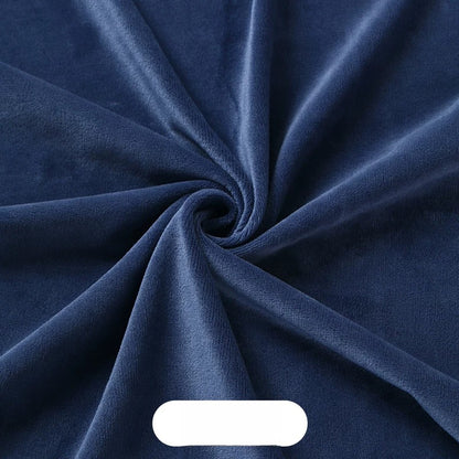 Crystal Velvet Doll Skin Fabric, Short Pile, for Plush Dolls, Toys & Linings - Misty Blue