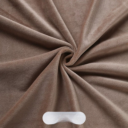 Crystal Velvet Doll Skin Fabric, Short Pile, for Plush Dolls, Toys & Linings - Gray Brown