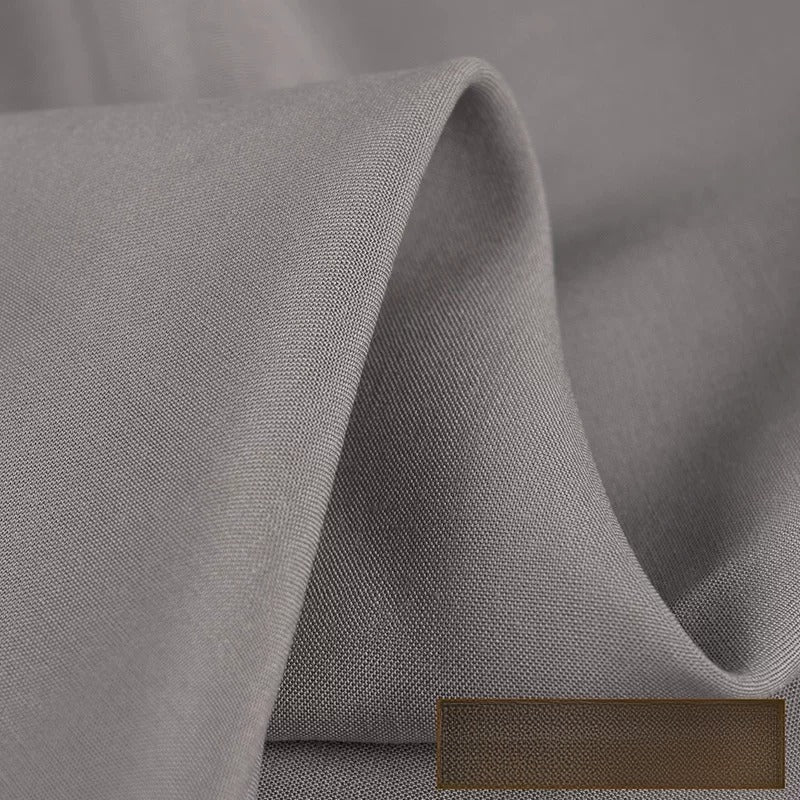 Rayon Fabric, Solid, for Baby Sleepwear, Summer Dresses & Costumes - Medium Gray