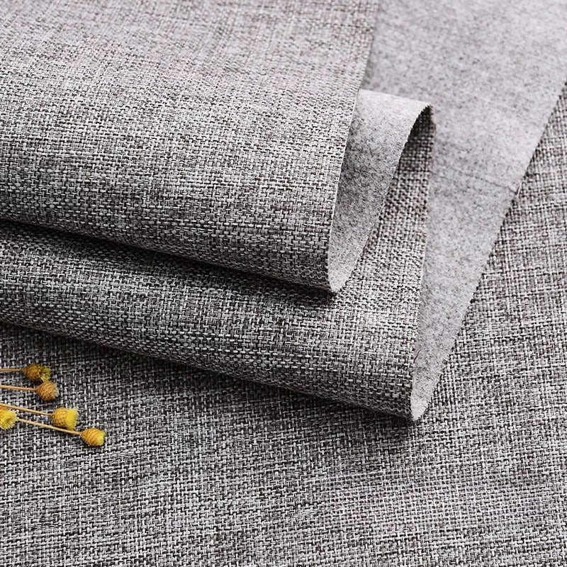 Cotton Linen Fabric, Heavy Plain Weave, for Sofa Covers, Tablecloths & Cushions - Linen