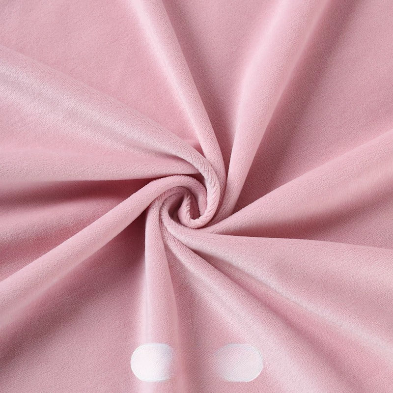 Crystal Velvet Doll Skin Fabric, Short Pile, for Plush Dolls, Toys & Linings - Blush