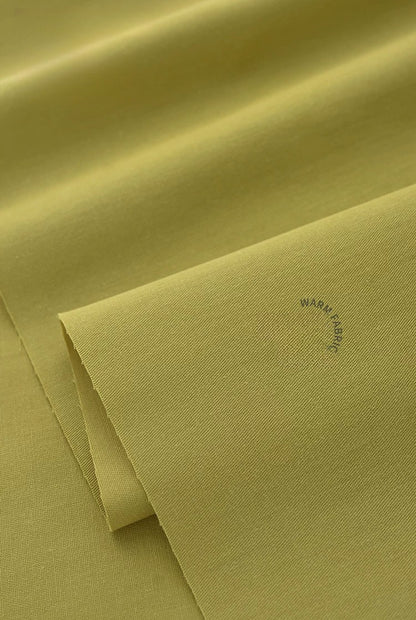 Washed Twill Poplin Fabric, Solid, for Shirts, Dresses & Blouses - Autumn Green