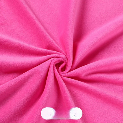 Crystal Velvet Doll Skin Fabric, Short Pile, for Plush Dolls, Toys & Linings - Rose