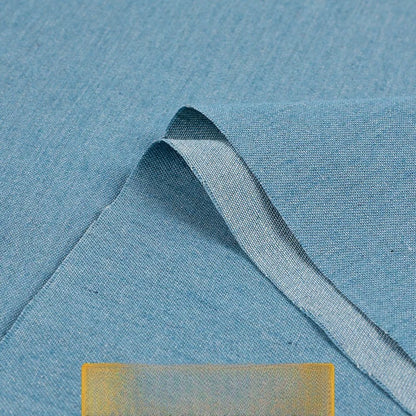 Washed Denim Fabric, Cotton Twill, for Jackets, Shirts, Skirts & DIY - Light Blue