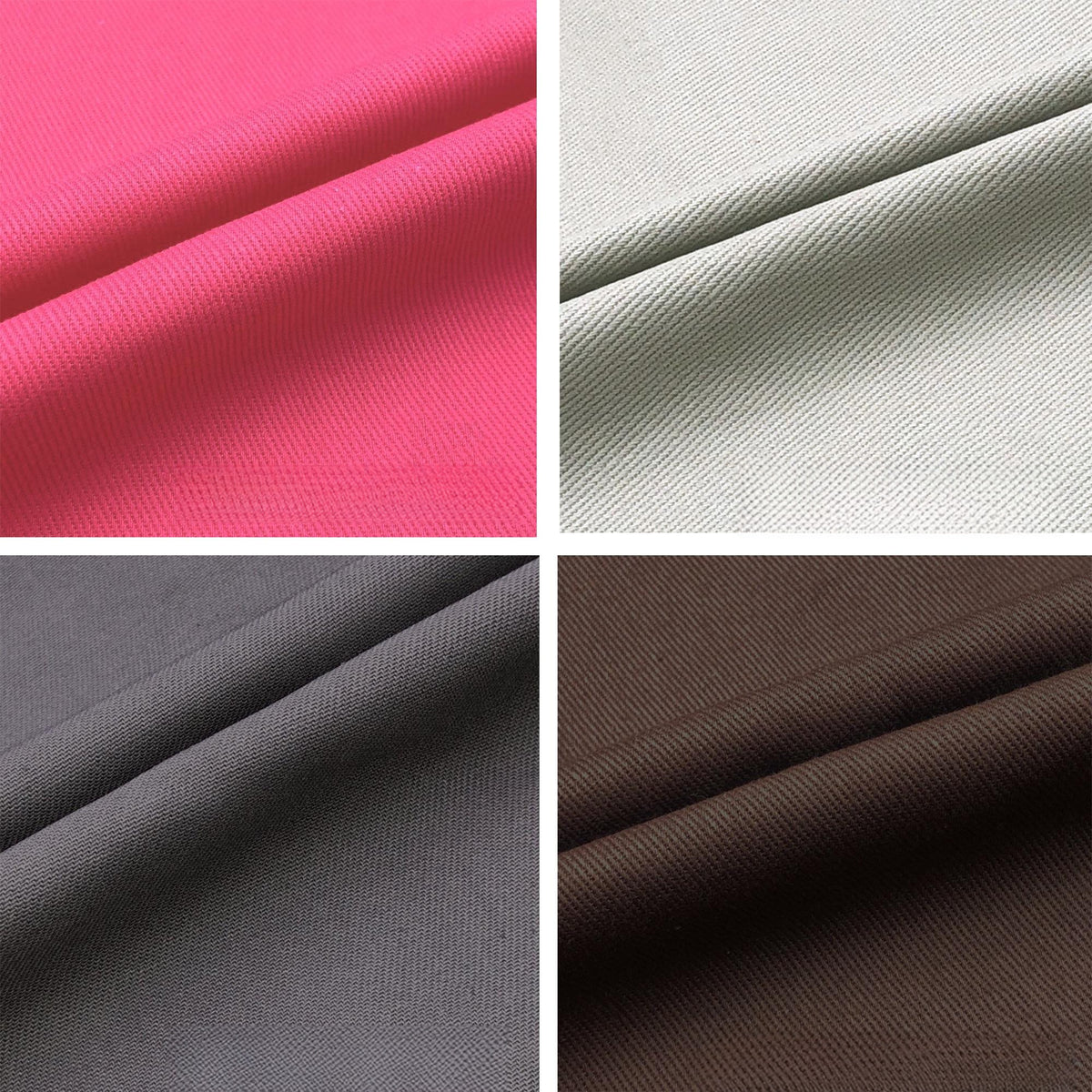 Colored Denim Fabric, 100% Cotton, 59 in Wide - Rose Pink