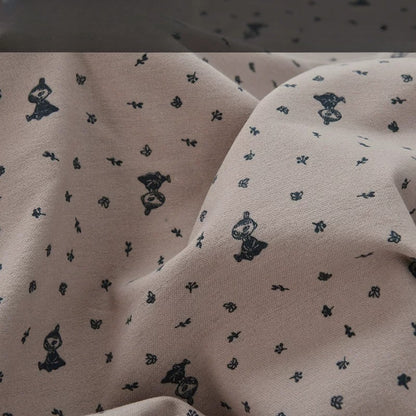 Brushed Cotton Flannel Fabric, Kids Prints, for Kids' Wear, Pajamas & DIY - Neon Yellow Girl Print