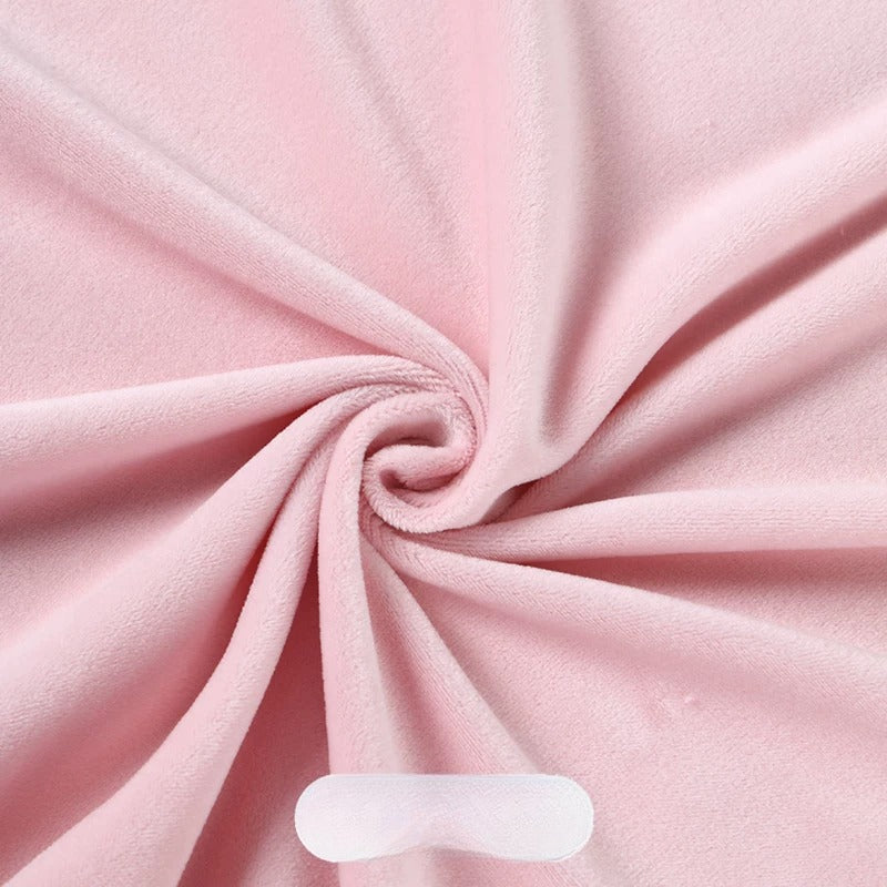 Crystal Velvet Doll Skin Fabric, Short Pile, for Plush Dolls, Toys & Linings - Shrimp Pink